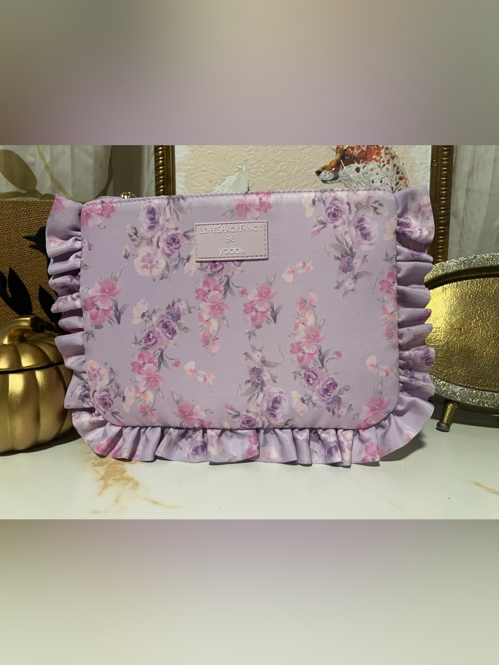 LoveShackFancy x Yoobi pencil case